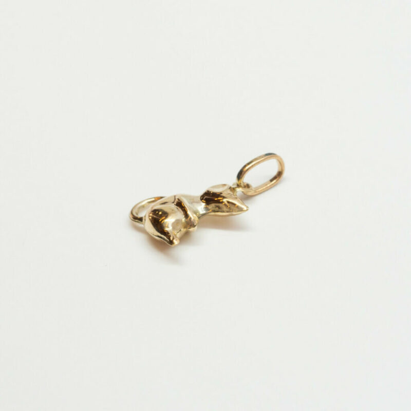 9ct Yellow Gold Small Rat Charm #61051 - Image 5