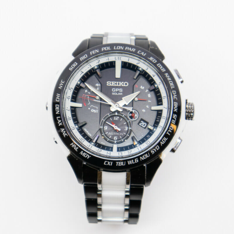 Seiko Astron 8X53-0AG0-2 Limited Edition Titanium Ceramic GPS Solar Watch #61168