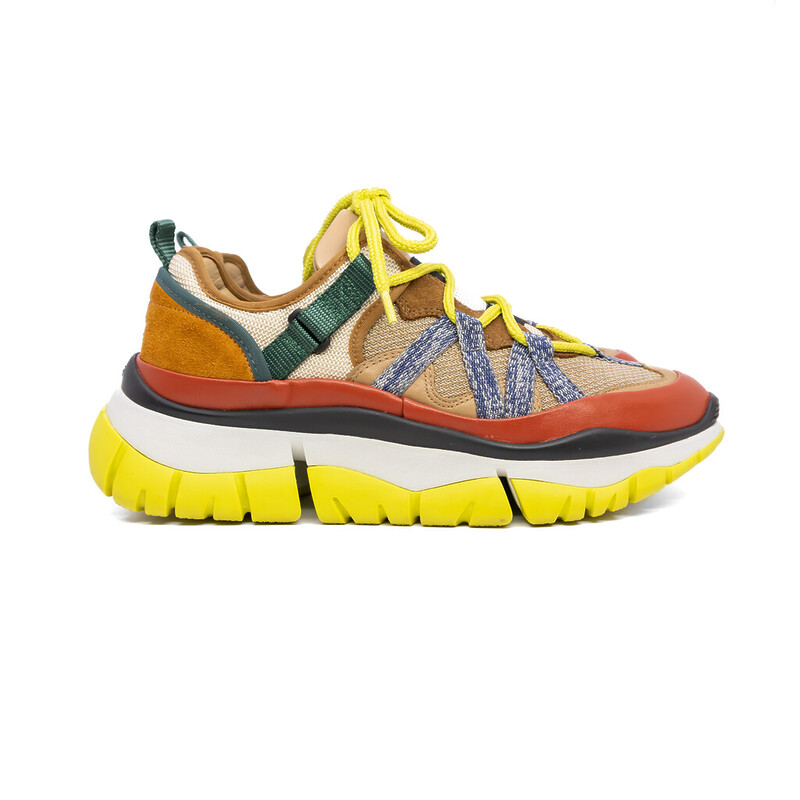 Chloe Blake Trainer Shoes Size 40 / 8.5 US Multi Coloured #60652