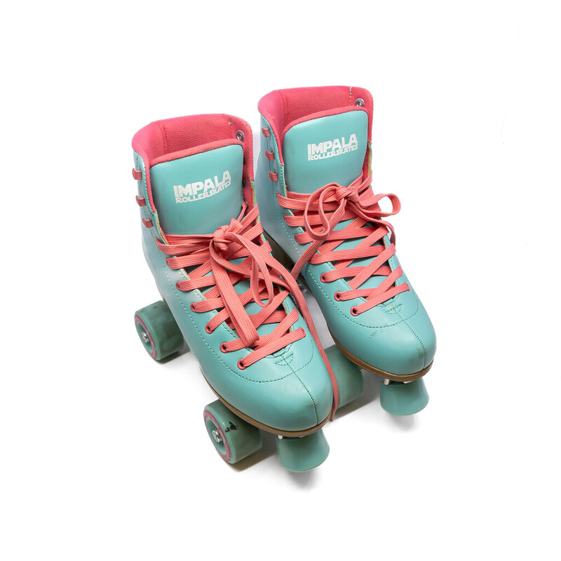 Impala Roller Skates Aqua & Pink (Size US 8 / UK 7 / EU 39) #59218