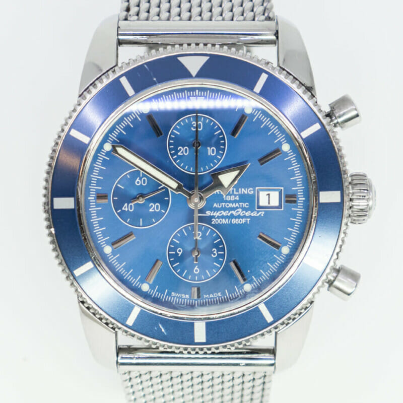 Breitling Superocean Heritage 46 Blue Dial A13320 + In Box #61252