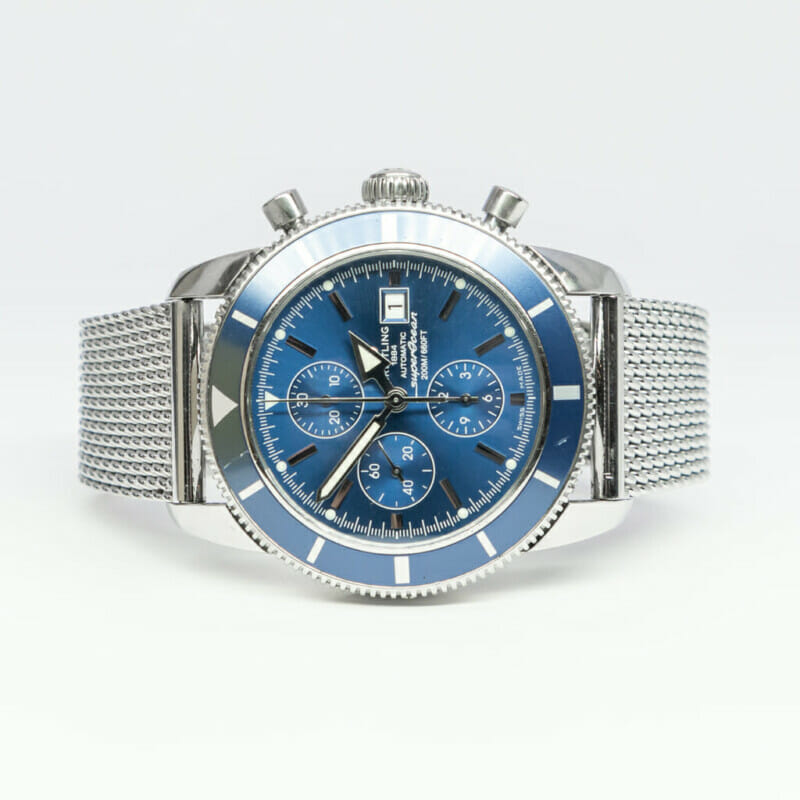 Breitling Superocean Heritage 46 Blue Dial A13320 + In Box #61252