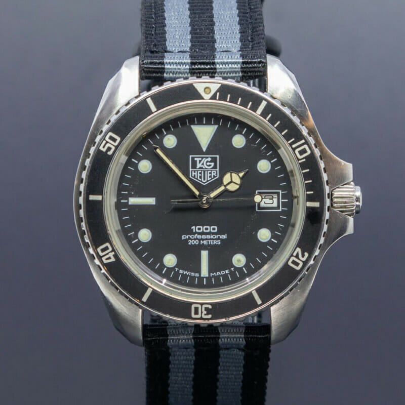 Vintage Tag Heuer Diver 1000 Watch 980.006L - Serviced #61230