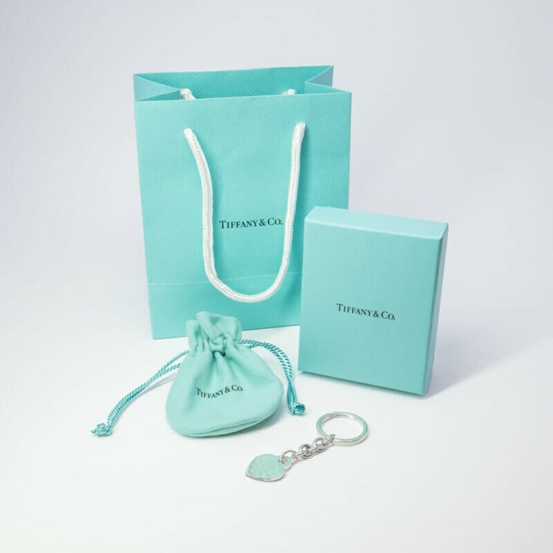Tiffany & Co Return to Tiffany Heart Tag Key Ring (Like New) #61183