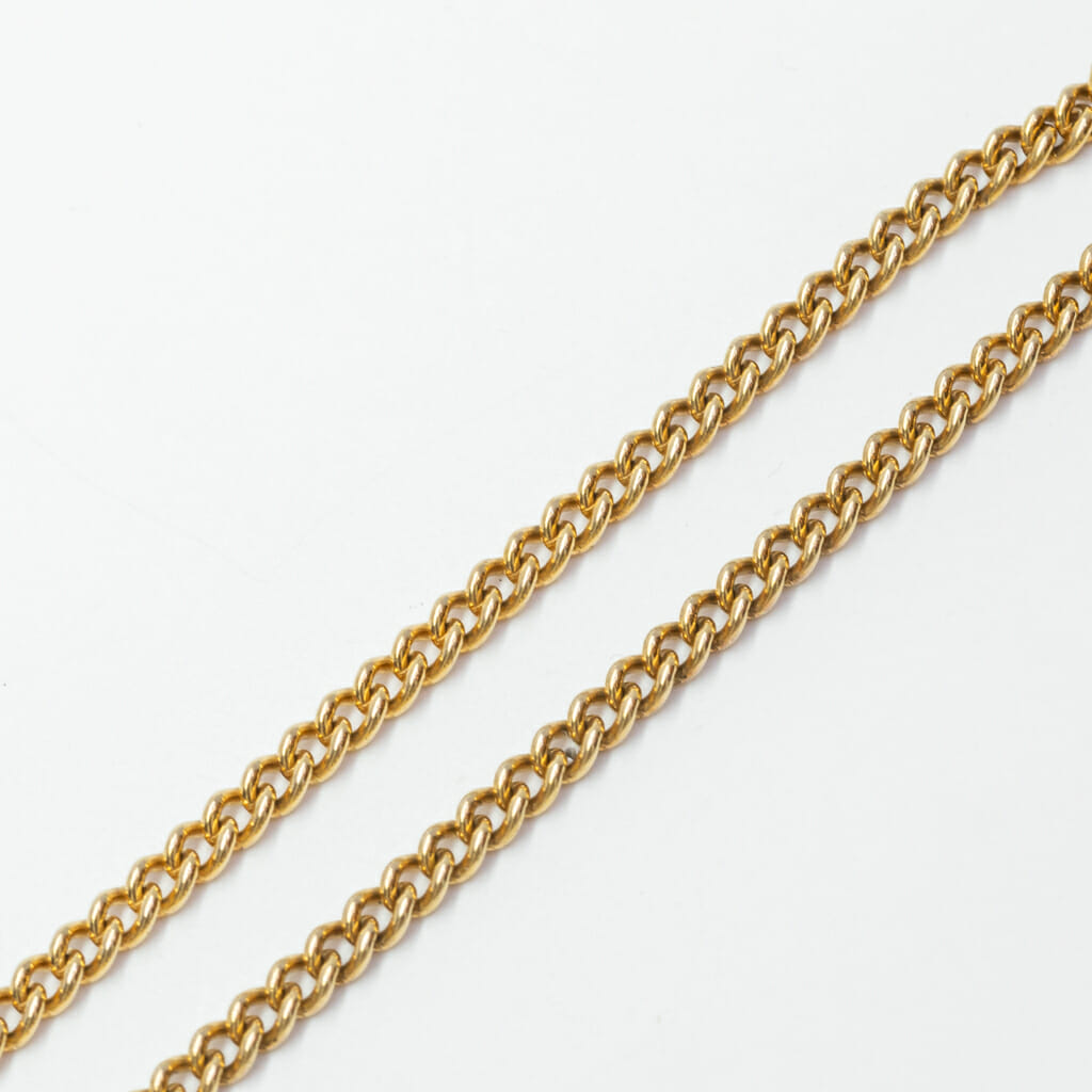 9ct Yellow Gold Round Curb Chain Necklace 50cm 375 #54528 9ct Yellow Gold Round Curb Chain Necklace 50cm 375 #54528 - Image 4