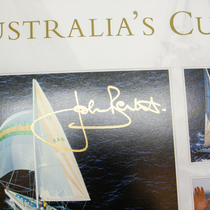 Australia's Cup John Bertrand Signed Limited Edition Print with COA #60764 - Image 2