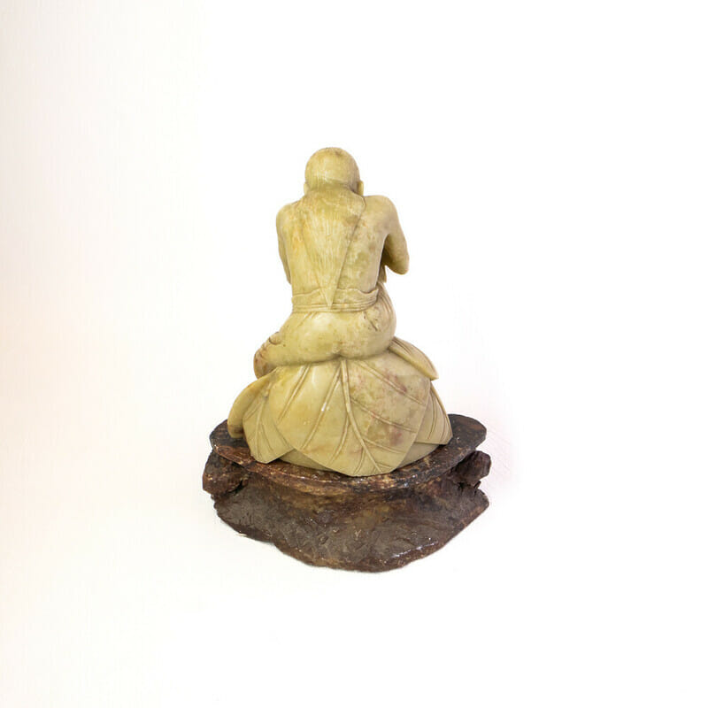 Soapstone Carving of Monk with Long Nails #53933