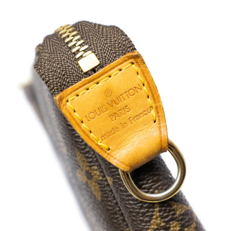 Louis Vuitton Monogram Accessories Pochette Bag with Shoulder Strap VI1013 + COA #61511
