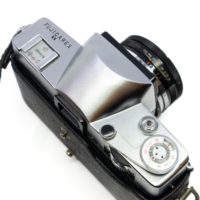 Fujica Fujicarex X II SLR Film Camera With 50mm Lens #61491