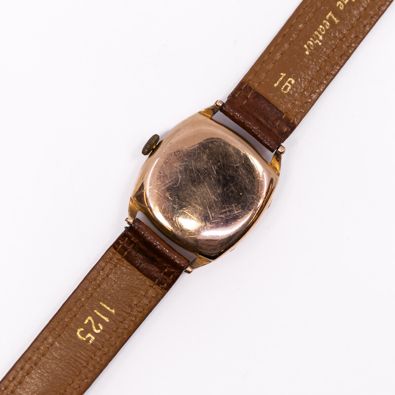Antique 9ct Yellow Gold Australian Hantily Manual Watch C.1930 (Swiss Made Titan Movement) #61536