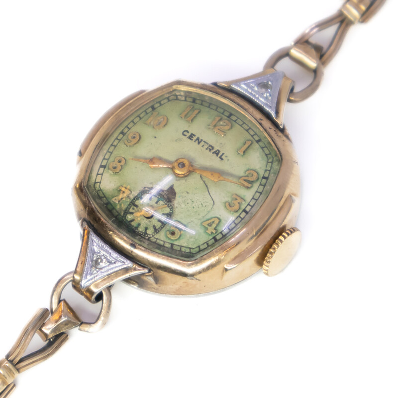 Vintage Central USA Manual Wind up Watch 21mm #60469