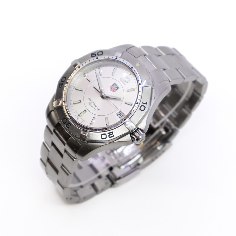 Tag Heuer Aquaracer Stainless Steel Watch WAF1112 40mm #61412
