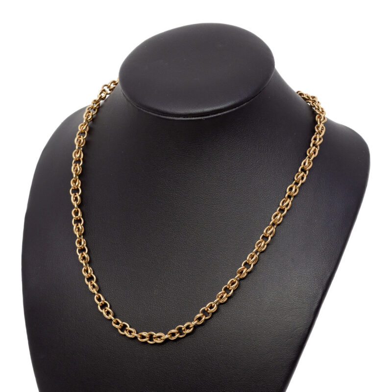 9ct Yellow Gold Cable Link Chain Necklace #52161