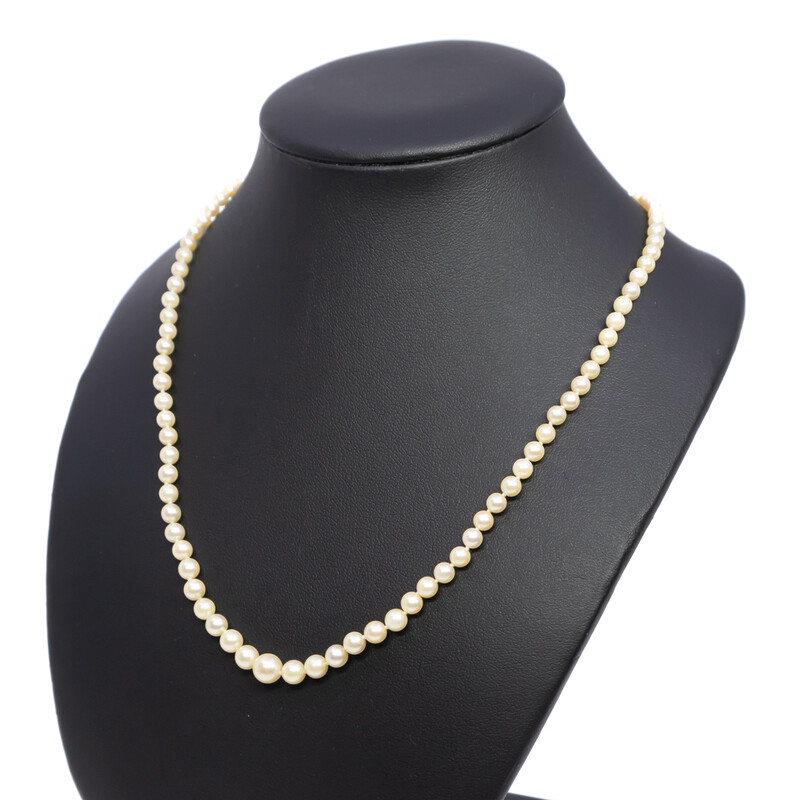 Mikimoto Graduated Pearl Necklace #61554