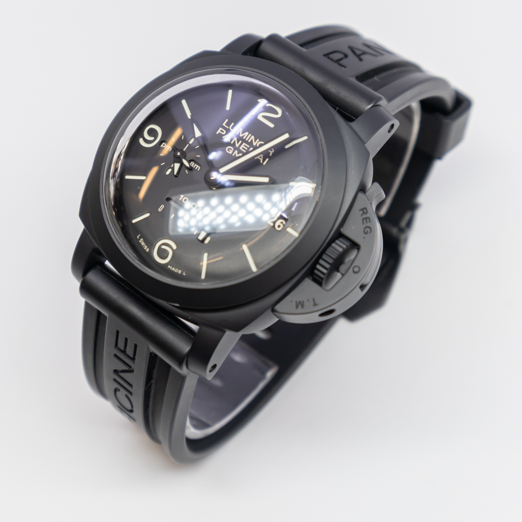 Panerai Luminor 1950 Ceramic 10 Day GMT Black Watch PAM00335 Full