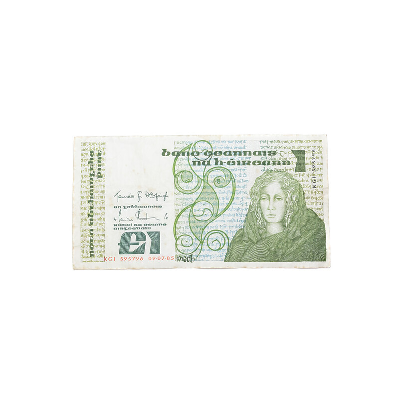 Ireland 1985 1 Pound / Punt Banknote #61485-3