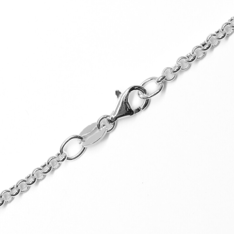 *New* Sterling Silver Fine Belcher Chain Necklace 50cm #61661