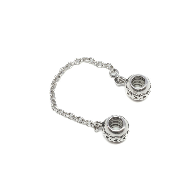 Pandora Sterling Silver Safety Chain Charm #60347-1