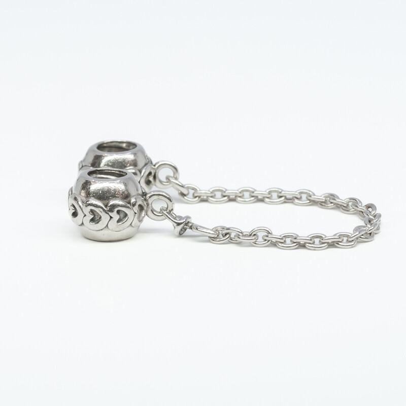 Pandora Sterling Silver Safety Chain Charm #60347-1