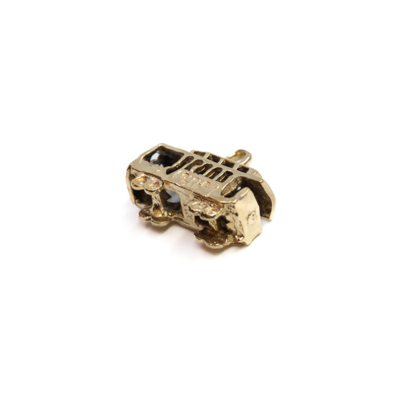 14ct Yellow Gold Cable Car / Tram Charm #58947-4