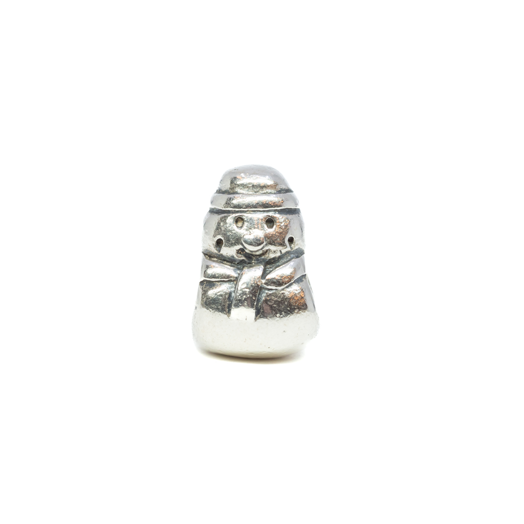 Pandora Sterling Silver Snowman Christmas Charm #60347-5
