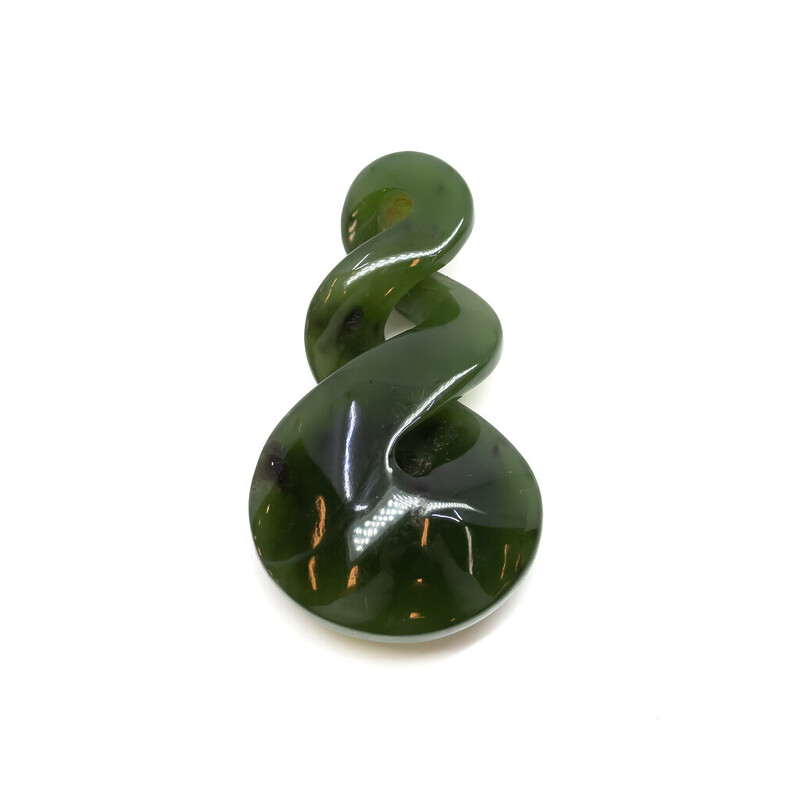 Greenstone Patu Carved Nephrite Pendant #61408