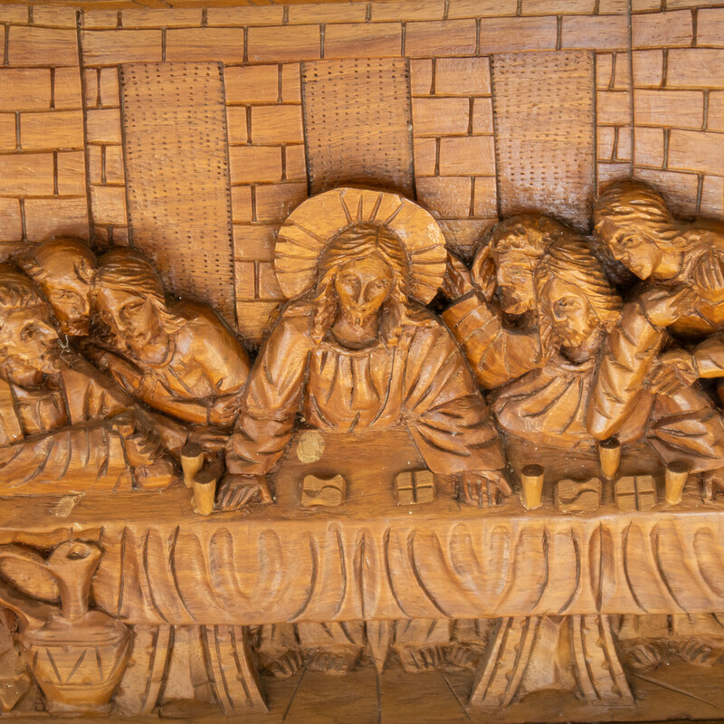 The Last Supper Wood Carving Wall Art #61409