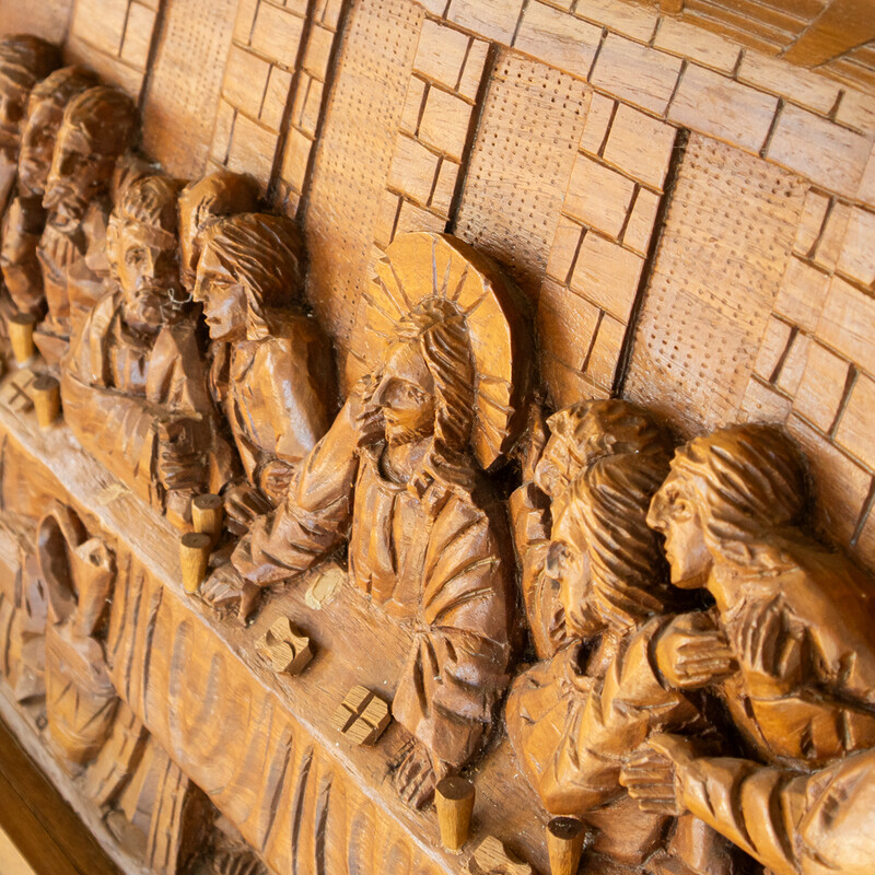 The Last Supper Wood Carving Wall Art #61409