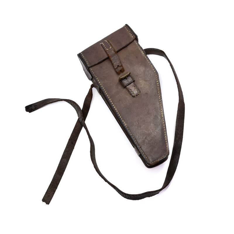 Vintage A. West & Partners Abney Level + Leather Case #61720