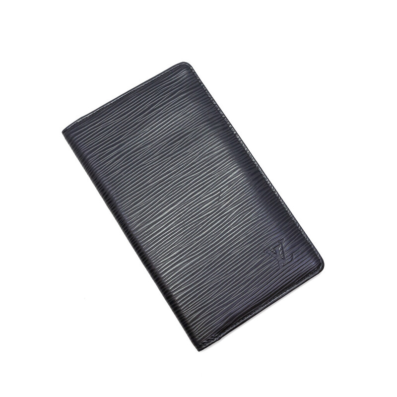 Louis Vuitton EPI Leather Pocket Agenda Cover Wallet (Hot Stamped VS) #61655
