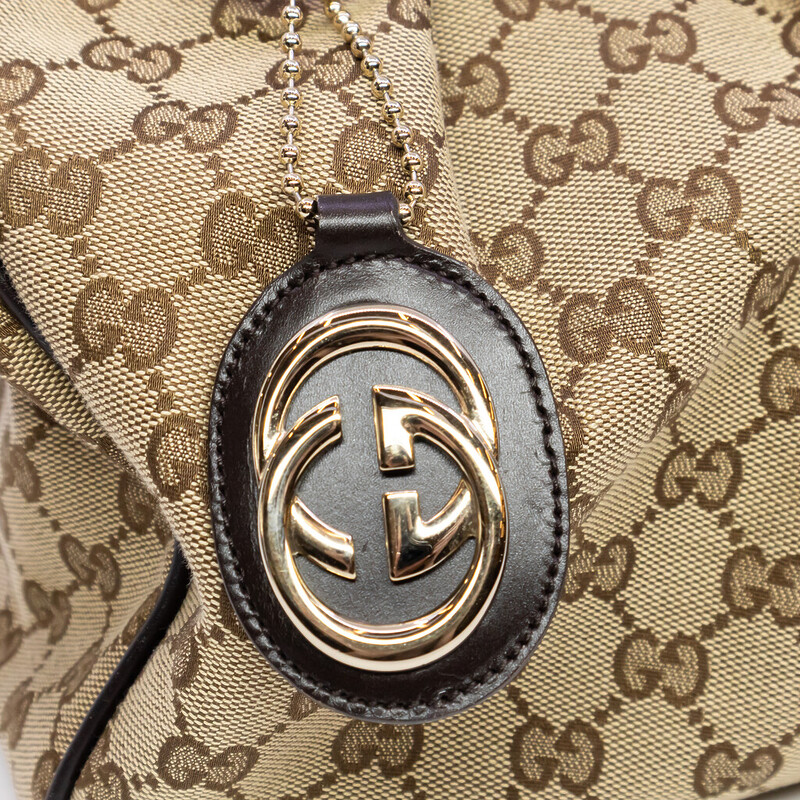 Gucci GG Canvas Sukey Tote 211944 + Dust Bag & COA #62110