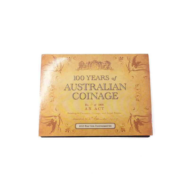 100 Years of Australian Coinage 2010 Uncirculated Coin Privy Mark Set CBSM #61101
