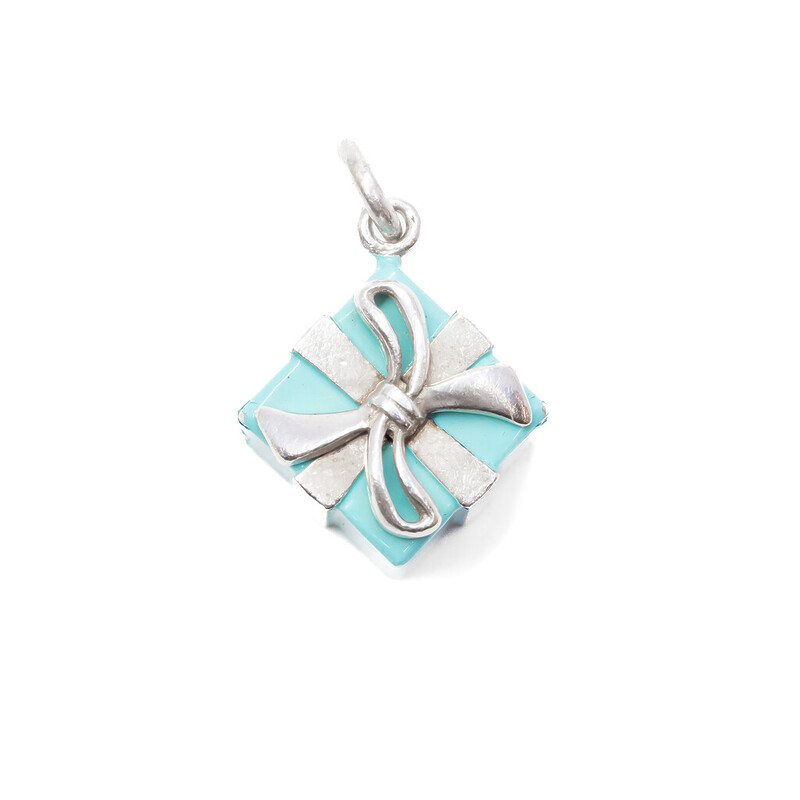 Tiffany & Co Blue Box Silver Charm RRP $630 #61787