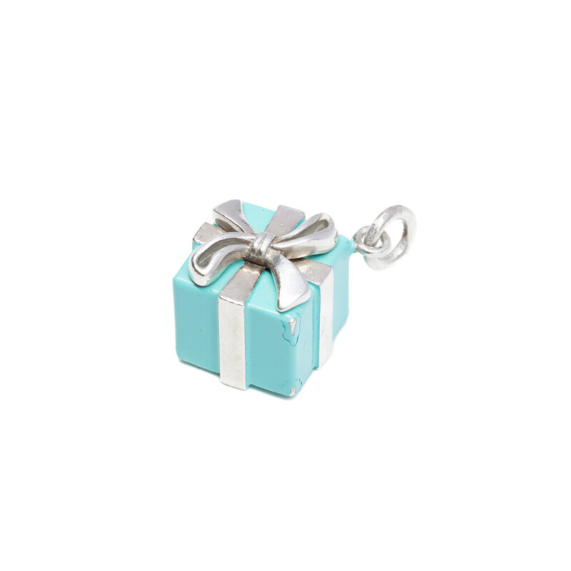 Tiffany & Co Blue Box Silver Charm RRP $630 #61787