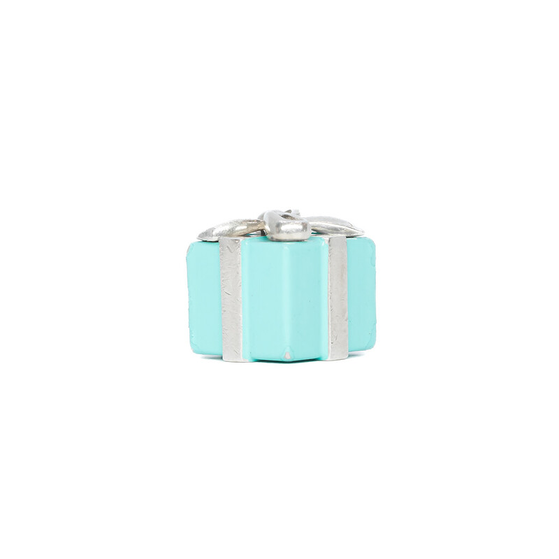 Tiffany & Co Blue Box Silver Charm RRP $630 #61787