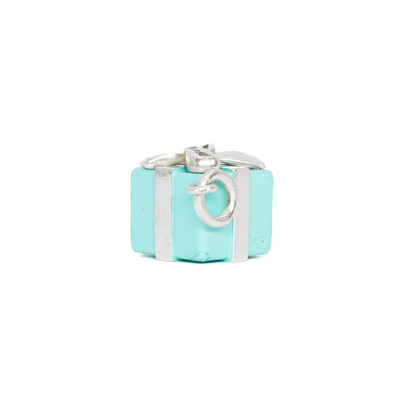 Tiffany & Co Blue Box Silver Charm RRP $630 #61787