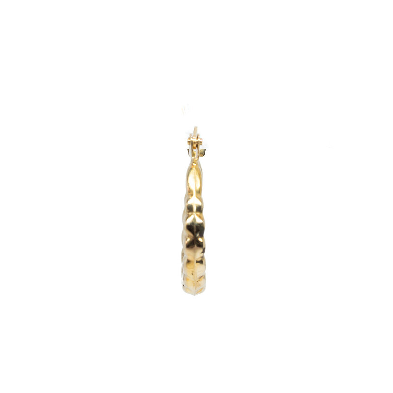 Single 9ct Yellow Gold Hoop Earring #61859