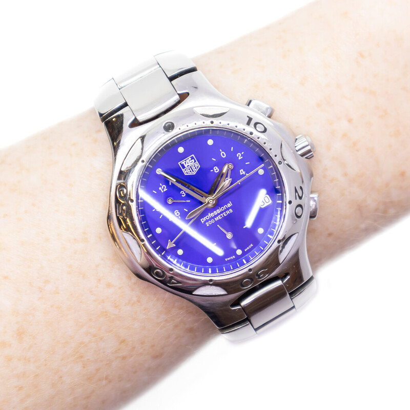 Tag Heuer Kirium CL1112-0 Blue 36mm Quartz Watch #62150