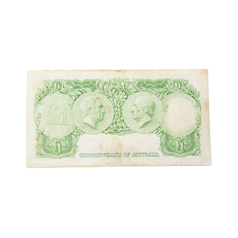 One Pound Coombs/wilson Commonwealth Australia $1 Pre-Decimal Note #58089