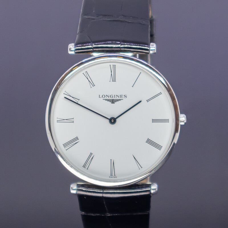 Longines La Grande Classique Men's 36mm Leather Band Quartz Watch #61514