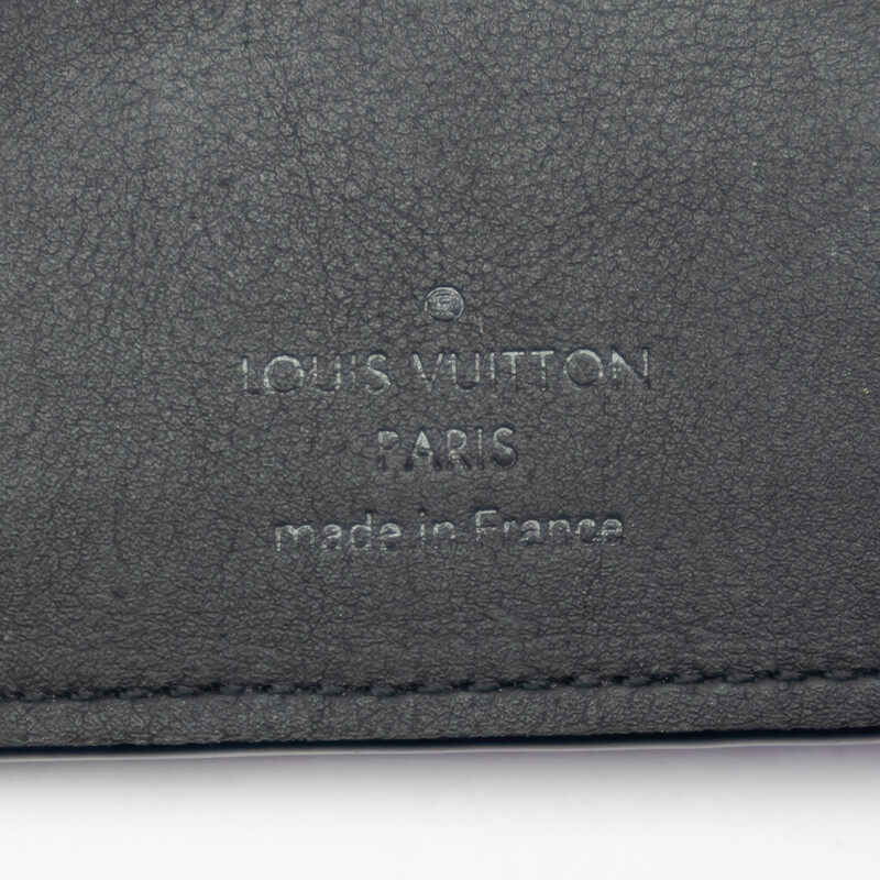 Louis Vuitton Black Monogram Shadow Leather Wallet M62901 + COA #61216