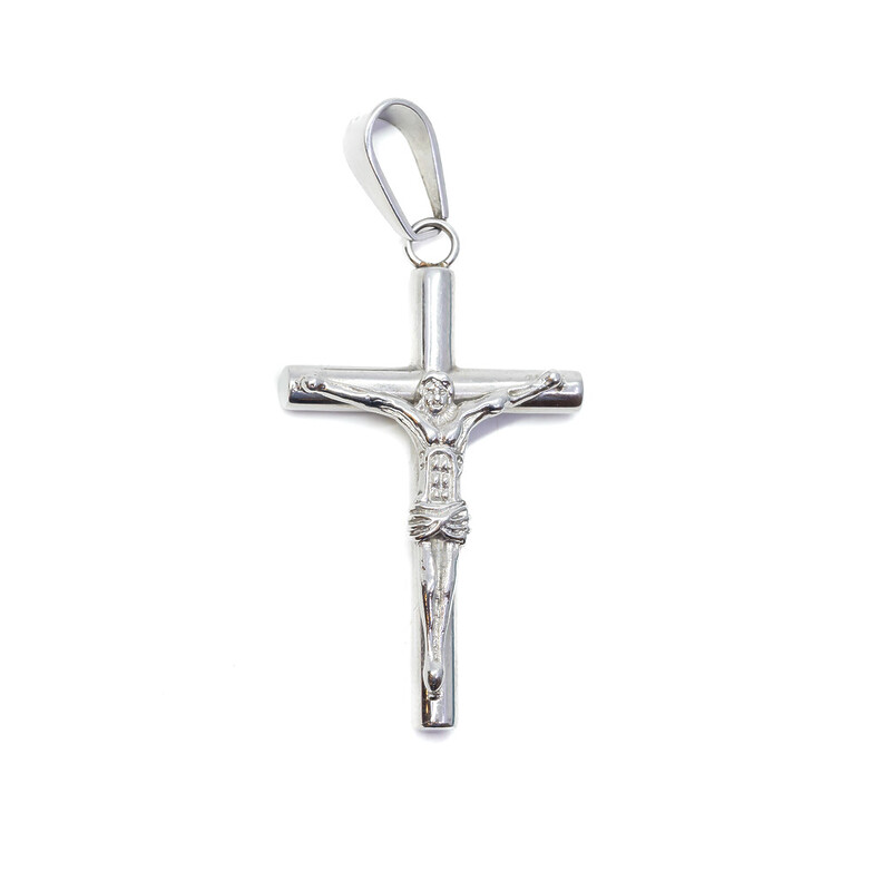 Chisel Stainless Steel Cross Crucifix #61840