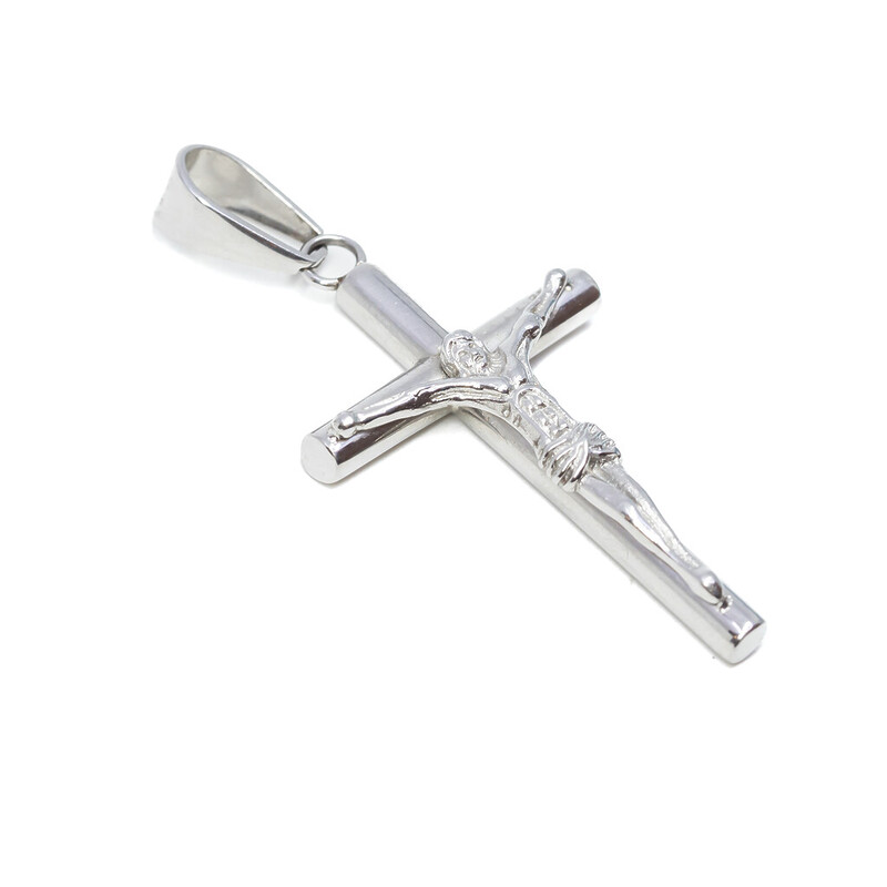 Chisel Stainless Steel Cross Crucifix #61840