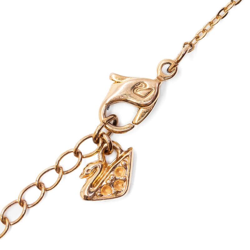 Swarovski GC Cz Metal Exist Infinity Necklace 46cm #61724
