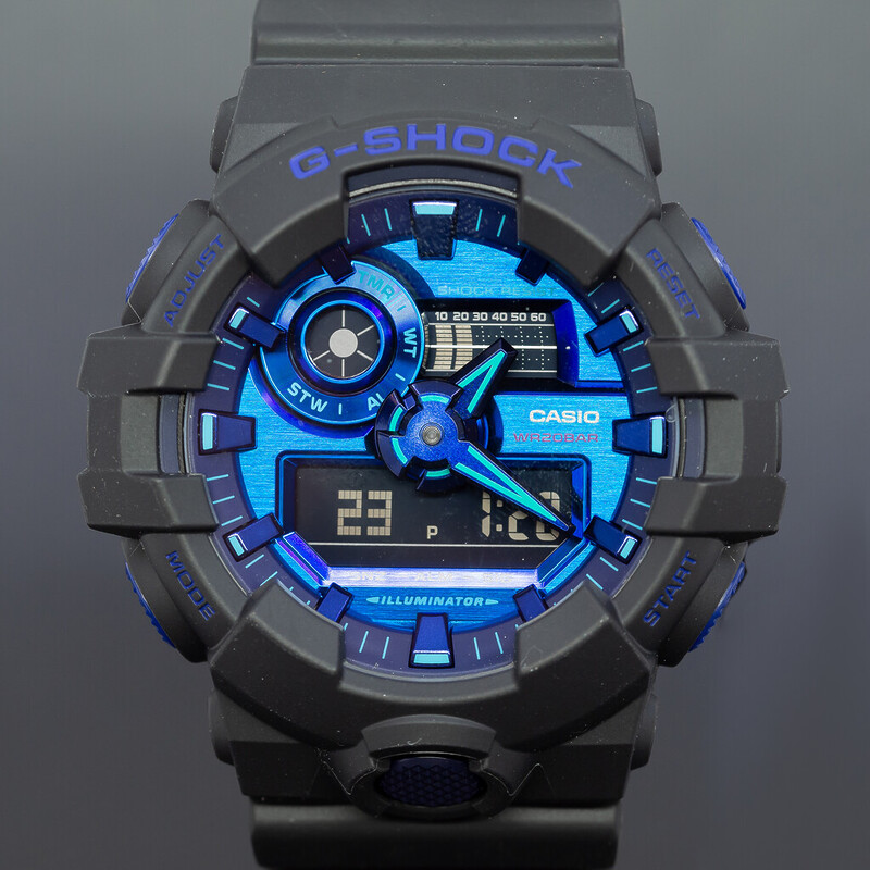Casio G-Shock Digital & Analogue Watch Virtual World Series GA700VB #62449