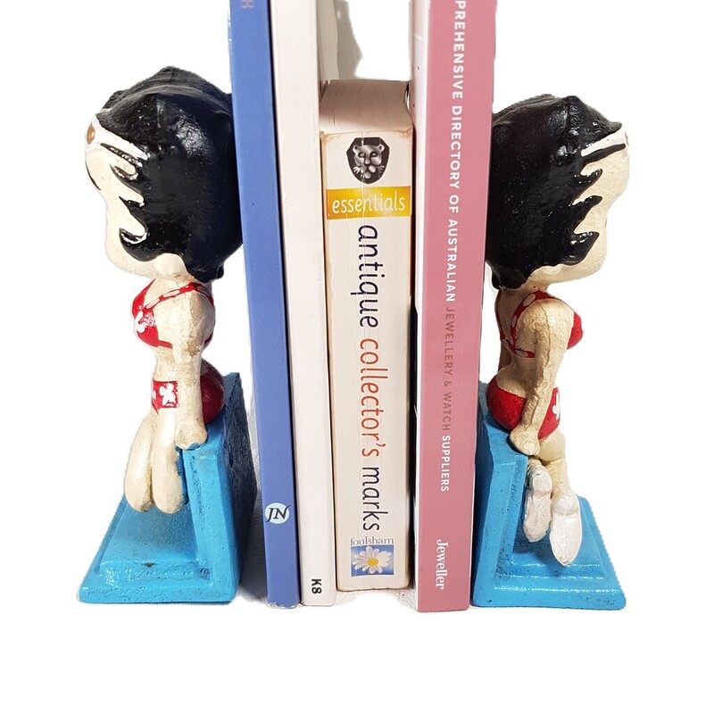 Cast Iron Betty Boop in Swimsuit Pair Of Book Ends #62486