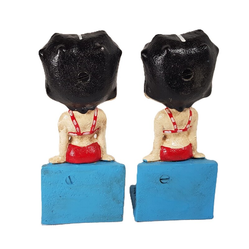 Cast Iron Betty Boop in Swimsuit Pair Of Book Ends #62486