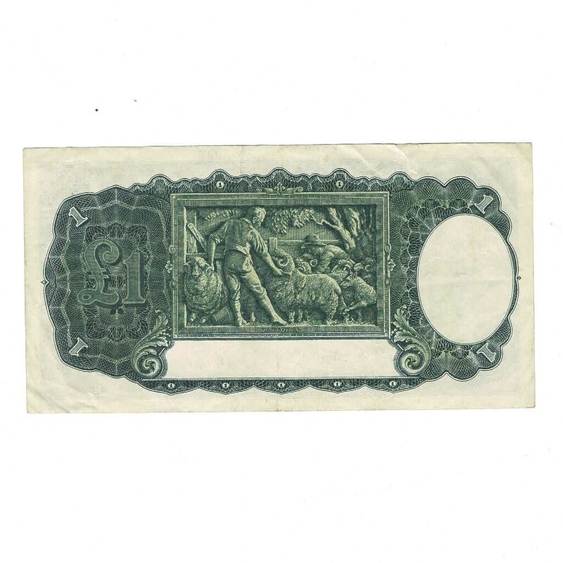 Australia 1942 KGVI Armitage/mcfarlane One Pound Banknote #59269-18
