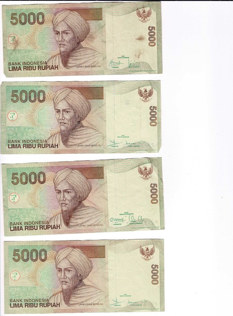 19 X Indonesia Rupiah Bank Note Collection #59269-8