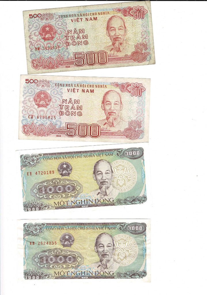 16 X Vietnam Dong Banknotes Collection Lot #59269-9